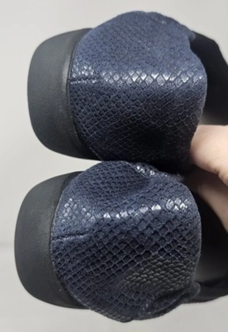 Comfort Slip-On Flats in Navy Blue